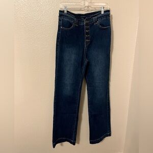 Grace & Lace NWOT Dark Denim Flare Jeans